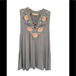 Living Doll floral tank top